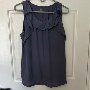 LOFT Ruffle Tank